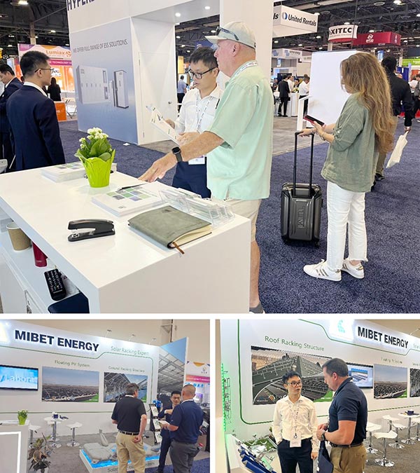 客户在亚博YABO展位参观了解产品