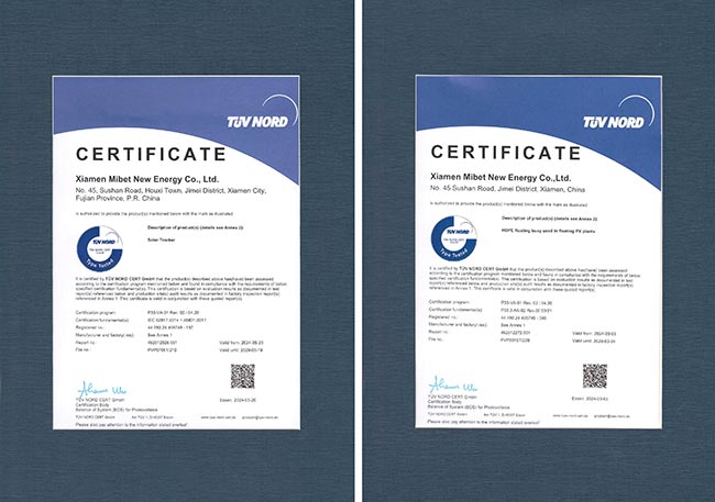 TüV颁发给亚博YABO的证书