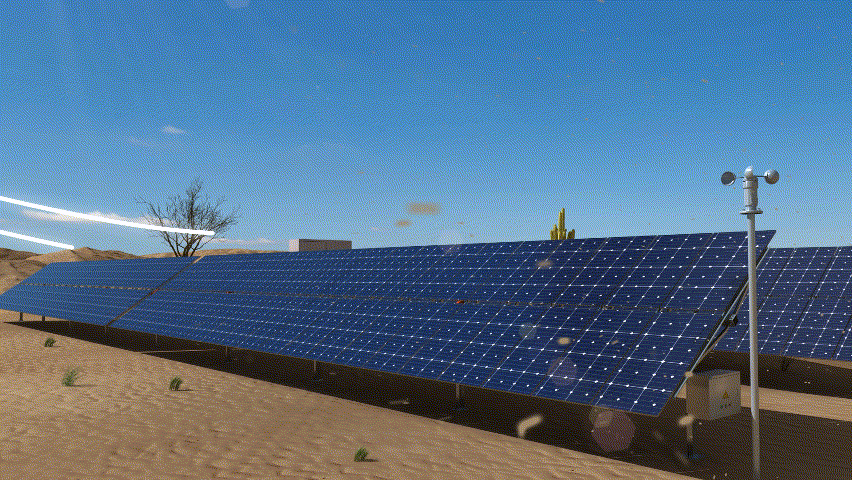 亚博YABO智能平单轴追踪系统